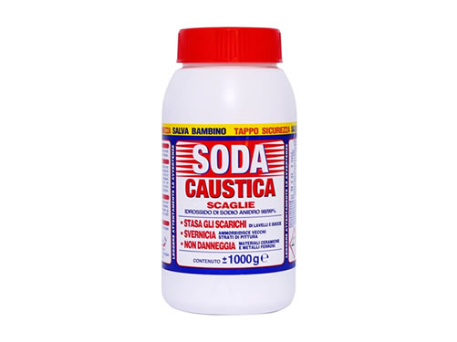 Soda Caustica 99% di Sodio a Scaglie - 1kg